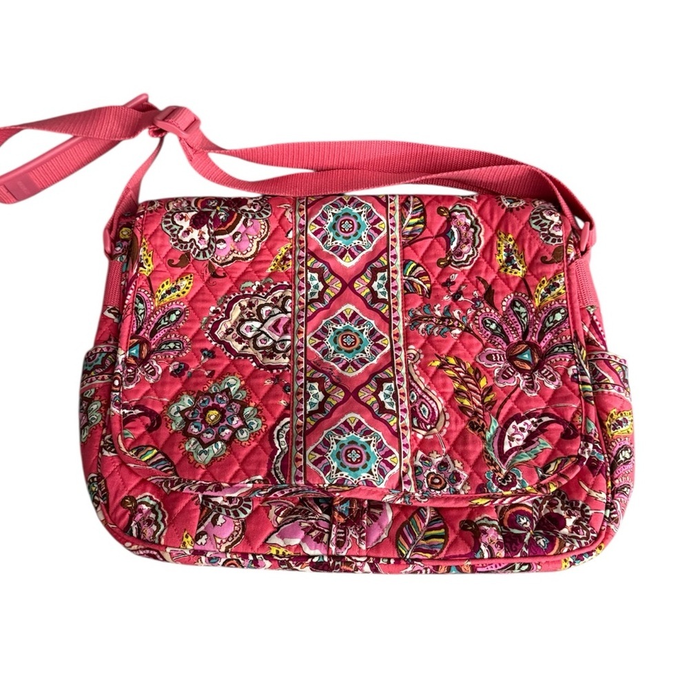 Vera Bradley Pink Patterned Laptop Bag